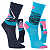 Kit 2 Pares Meia Performance Feminina Poliamida Ciclismo Corrida - Imagem 2