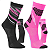 Kit 2 Pares Meia Performance Feminina Poliamida Ciclismo Corrida - Imagem 1