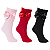 Kit 3 Pares Meia Cano Alto com Laço Fun Socks - Imagem 18
