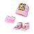 Kit 3 Toucas Meias e Luvas Bebê Fofo Estampada Com Bichinhos Confortável - Imagem 2
