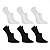 Kit 6 Pares Meia Sapatilha Invisível Algodão Masculina Feminina Moda - Imagem 1
