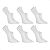 Kit 6 Pares Meia Sapatilha Invisível Algodão Masculina Feminina Moda - Imagem 2