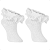 Kit 2 Pares Meia com Tule Bordado Infantil Bebê Menina Algodão - Imagem 1