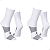 Kit 2 pares Meia Performance UP Cano Alto Esportiva Corrida Ciclismo Masculino Feminino Treino - Imagem 1
