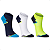Kit 3 Pares Meia Poliamida Invisível Respirável Esportiva Academia Treino Unissex Performance - Imagem 2