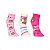 Kit 3 Pares Meia Capivara Cano Curto Infantil Fun Socks Desenho Divertida Estampada Engraçada Fofa - Imagem 4