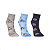Kit 3 Pares Meia Capivara Cano Curto Infantil Fun Socks Desenho Divertida Estampada Engraçada Fofa - Imagem 1