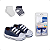 Kit 1 Par de Sapatinho Cano Baixo + 2 Pares de Meias - Imagem 1