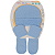 Kit Touca + Luvas + Meias 0166 - Imagem 3