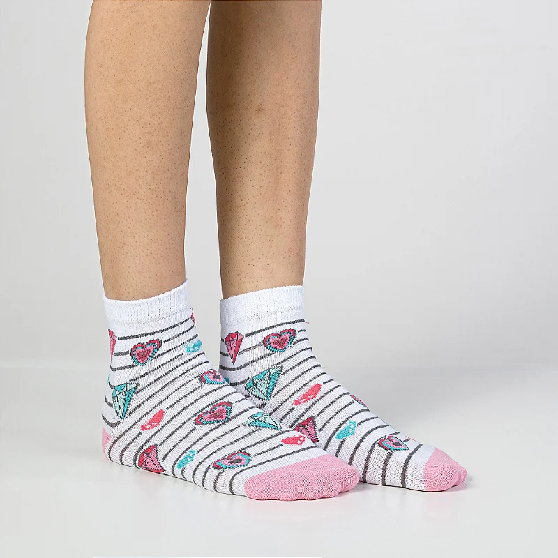 Meia Fun Socks Feminina Cano Médio - Imagem 9