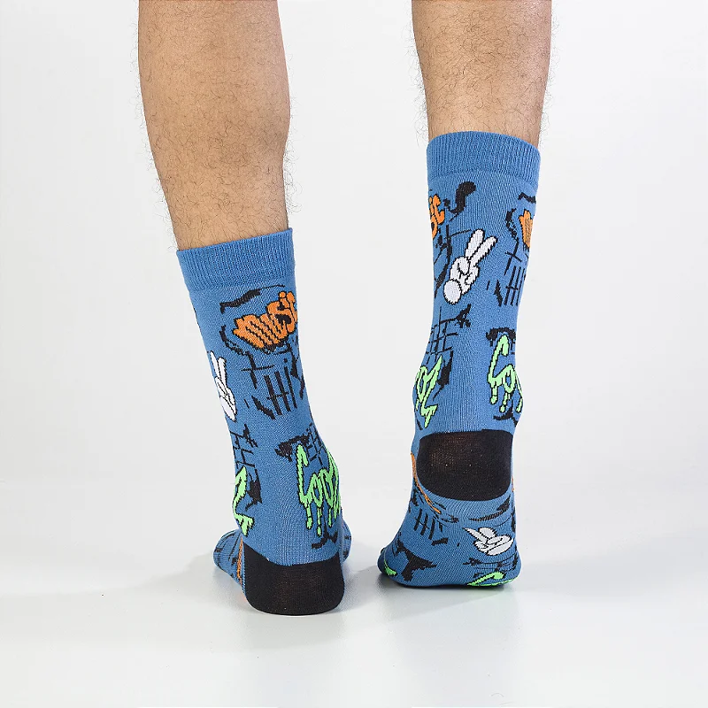 Meia Fun Socks Casual Cano Alto - Imagem 18