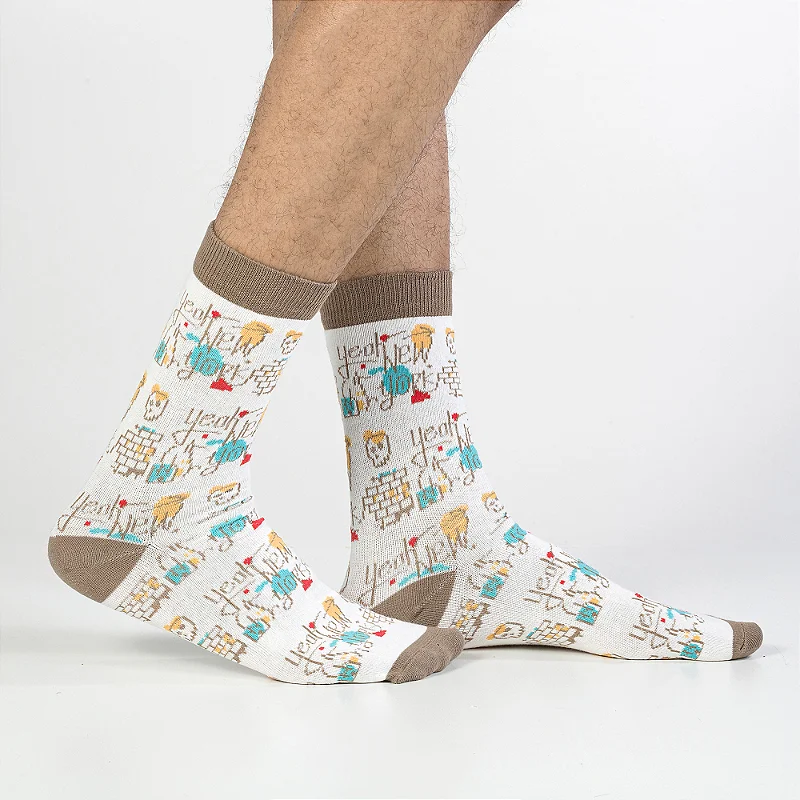 Meia Fun Socks Casual Cano Alto - Imagem 14