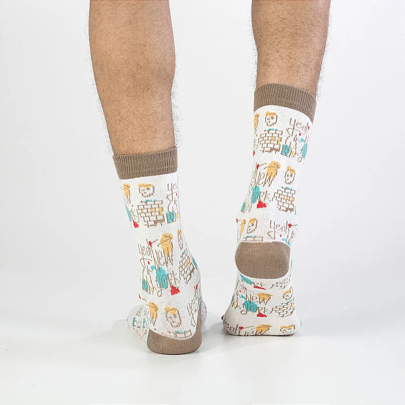 Meia Fun Socks Casual Cano Alto - Imagem 15