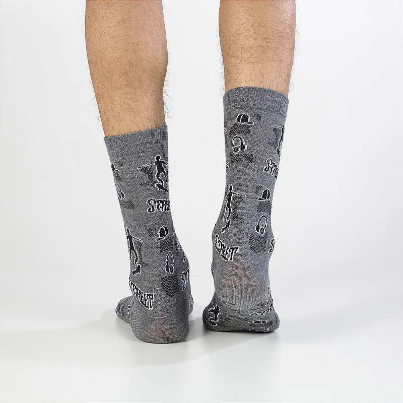 Meia Fun Socks Casual Cano Alto - Imagem 6