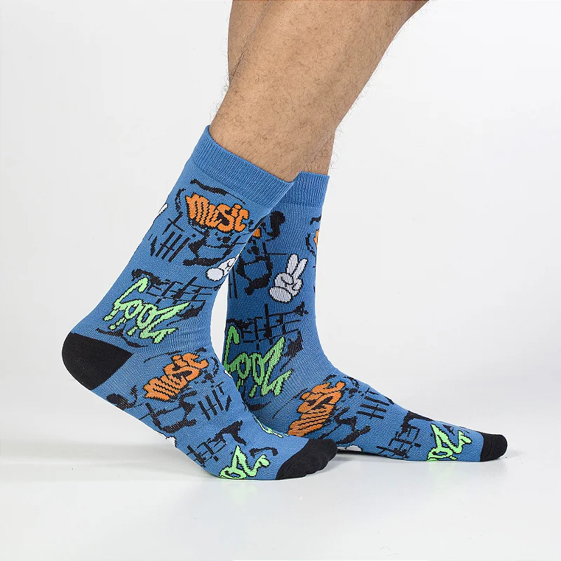 Meia Fun Socks Casual Cano Alto - Imagem 17