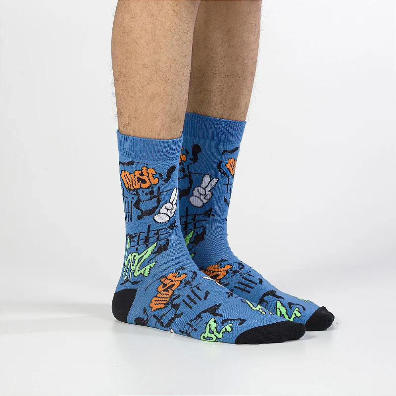 Meia Fun Socks Casual Cano Alto - Imagem 16