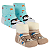Kit 2 Pares Meia Sapatinho Bebê Recém-Nascido 0080/0081/0082 - Imagem 2