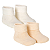 Kit 2 Pares Meia Sapatinho Bebê Recém-Nascido 0080/0081/0082 - Imagem 1
