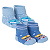 Kit 2 Pares Meia Sapatinho Bebê Recém-Nascido 0080/0081/0082 - Imagem 6