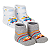 Kit 2 Pares Meia Sapatinho Bebê Recém-Nascido 0080/0081/0082 - Imagem 7