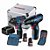 Kit Parafusadeira GSR 120 LI e Chave de Impacto GDR 120 LI 12v 2 Baterias e Maleta de Alumínio Bosch - Imagem 2