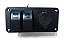 Botão Painel 2 Chaves Usb Voltímetro C/ Capa - Adaptação - Imagem 1