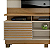 Estante Home para TV até 60 Polegadas Texas Valdemóveis Cinamomo/Off White - Imagem 6