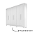 Guarda roupa Sergipe 6 portas 100% MDF Branco - Imagem 5