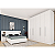 Guarda Roupa 06 portas Veneza Neve Larg. 2,39m - Imagem 2