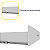 Guarda Roupa Dacar 03 portas Larg. 2,40m Neve - Imagem 10