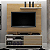 Home Star para TV de até 65' Larg. 1,50m Cinamomo/Off White - Imagem 2