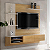 Home Suspenso Montana para TV até 60" Larg. 2,00m Cinamomo/Off White - Imagem 2