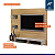 Painel Hades para TV até 46" Larg. 1,45m Cinamomo/Off White - Imagem 5