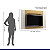 Painel América para TV até 50" Larg. Extensível Cinamomo/Off White - Imagem 5