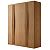 Guarda Roupa Grécia 100%MDF 04 portas Larg. 1,20m Naturale - Imagem 1