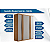 Guarda Roupa Grécia 100%MDF 04 portas Larg. 1,20m Naturale/Off White - Imagem 3