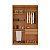 Guarda Roupa Grécia 100%MDF 04 portas Larg. 1,20m Naturale/Off White - Imagem 4