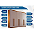 Guarda Roupa Bahia 100% MDF 06 portas Larg. 2,20m Naturale - Imagem 5