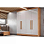 Guarda Roupa Sergipe 4 Portas 100% MDF Larg. 1,20m  Nature/OFF White - Imagem 2