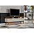Bancada São Paulo para TV até 70" Larg. 2,00m Off White/Cinamomo - Imagem 2