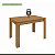 Mesa Athenas 1,20m 100% MDF com 4 cadeiras Amendoa Clean - Imagem 7