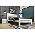 Cama Casal Safira Larg. 1,46m Neve - Imagem 4