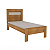 Cama Solteiro Safira Larg. 96cm Cinamomo (Duas cores) - Imagem 1