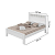 Cama Casal Athenas Plus Branco - Imagem 3