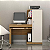 Mesa para Computador com Armário 1 Porta 1 Gaveta Office Cinamomo/Office - Imagem 2