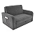 Sofá cama Sofanet CINZA - Imagem 1