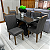 Mesa Imperatriz 6 cadeiras 100% MDF 1,80mx80cm - Imagem 2