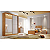 Guarda Roupa Veneza 100% MDF C/ 2 PTS Deslizantes Nature/OFF WHITE - Imagem 2