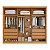 Guarda Roupa Alvorada 100% MDF Larg.: 2,70 Nature - Imagem 2