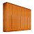 Guarda Roupa Alvorada 100% MDF Larg.: 2,70 Nature - Imagem 1